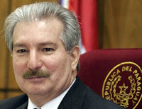 El presidente del Senado paraguayo, Miguel Carrizosa
